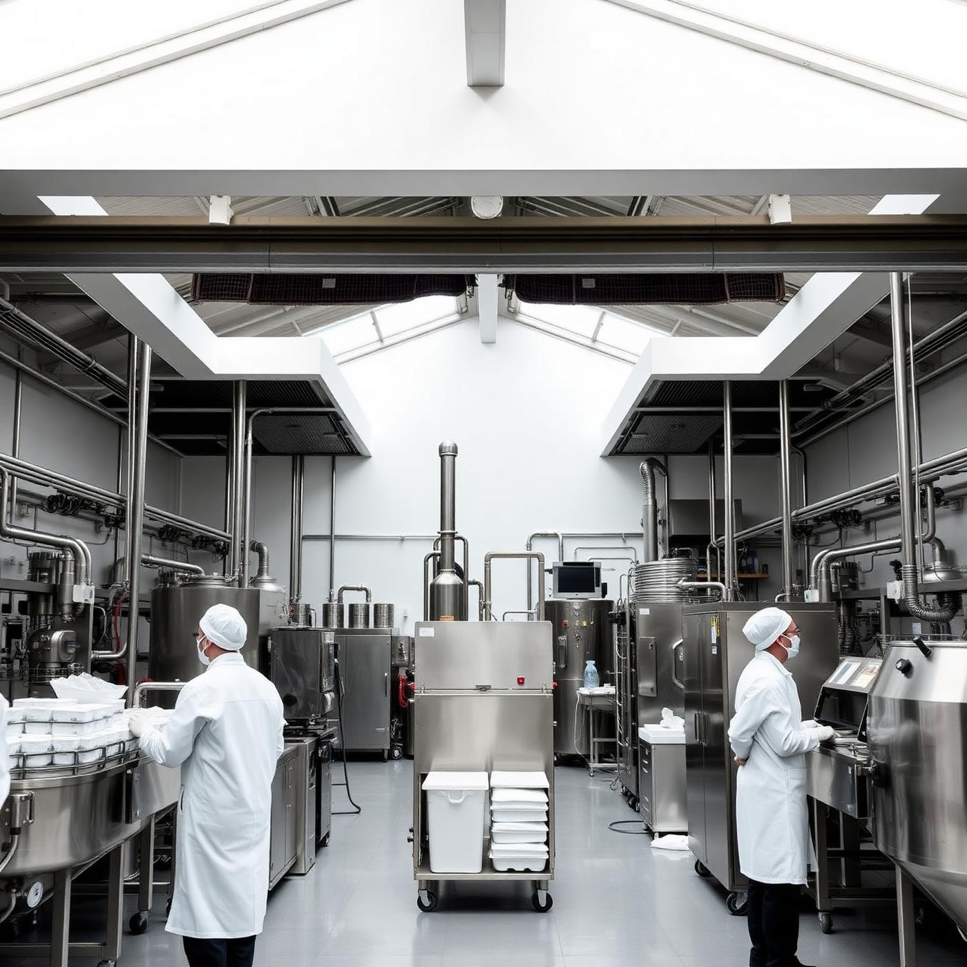 Inside Evergreen Planet's Lagos agro-processing facility.